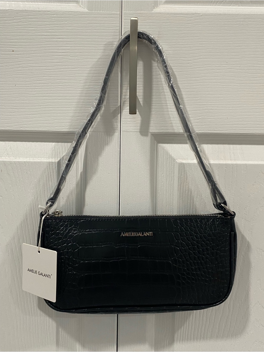 AMELIE GALANTI Black shoulder bag/purse new
